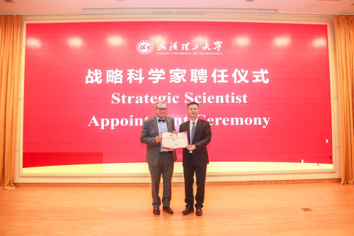 WUT honorary professor Rodrigo Martins won Chinese Government Friendship Award and was appointed as strategic scientist